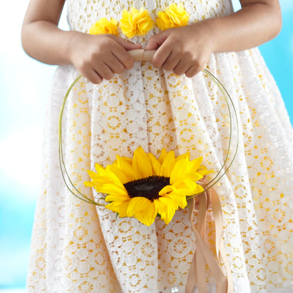 Sweet Sunshine Flower Girl Bouquet –  Akd Florist, Santa Maria CA